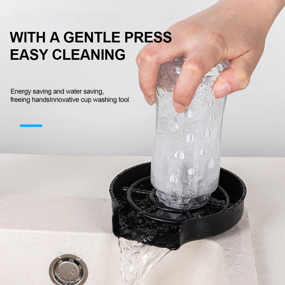 Filter2O Automatic Glass Rinser & High-Pressure Cup Washer for Fast, Efficient Cleaning